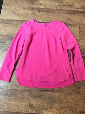 Singapore Boutique Rosy Pink Crepe Blouse – Size Small